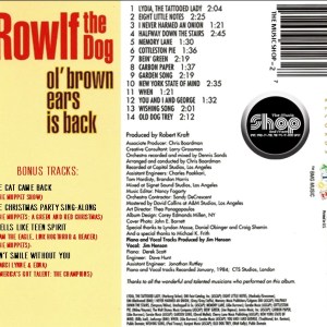 The Muppets - Rowlf The Dog - Ol' Brown Ears Is Back (EXPANDED EDITION) (1993) CD