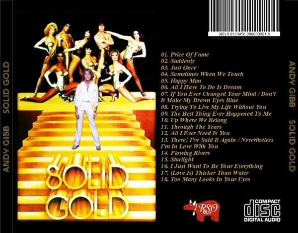 Andy Gibb - Solid Gold (LIVE PERFORMANCES) (2020) CD 3