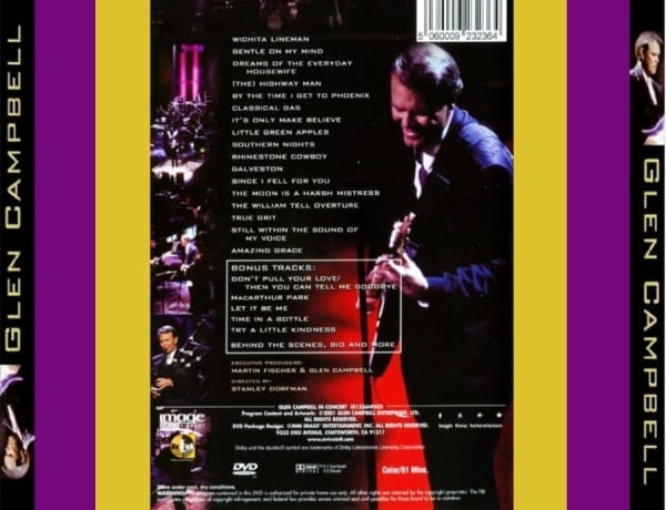 Glen Campbell - In Concert With The South Dakota Symphony (2001) DVD 3