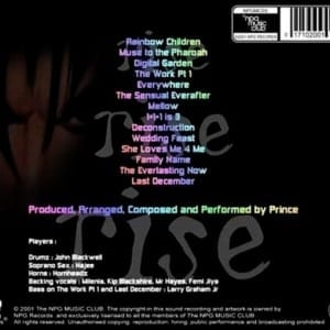 Prince - The Rainbow Children (2001) CD 4