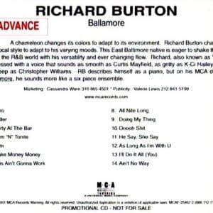 Richard Burton - Ballamore (EXPANDED EDITION) (2001) CD 7