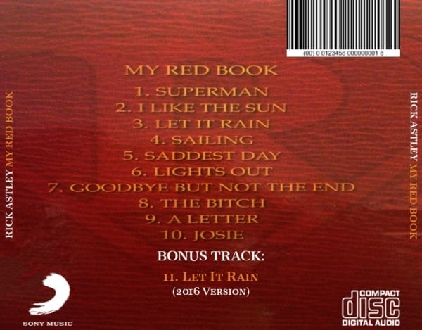 Rick Astley - My Red Book (UNRELEASED ALBUM) (+ BONUS TRACK) (2013) CD 3