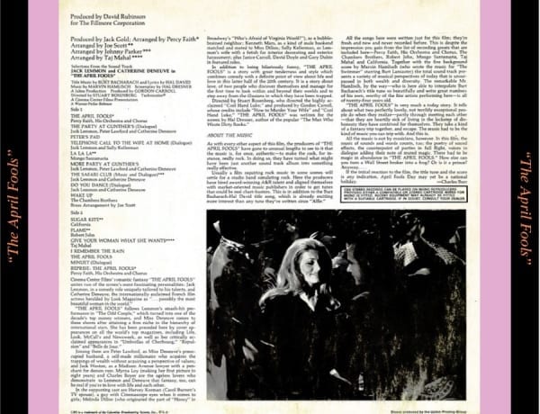 The April Fools - Original Soundtrack (1969) CD 3