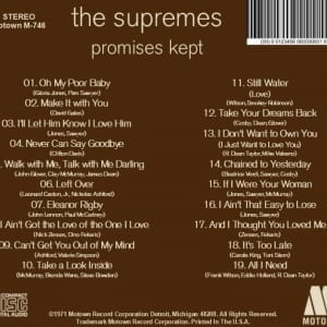The Supremes - Promises Kept (EXPANDED EDITION) (UNRELEASED ALBUM) (1971) CD 7