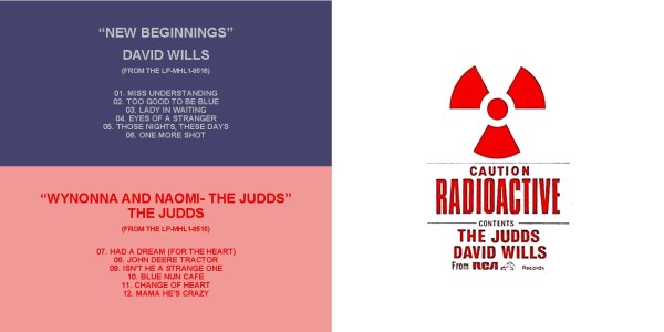 David Wills / The Judds - "New Beginings" / "Wynonna And Naomi- The Judds" (PROMO) (1984) CD