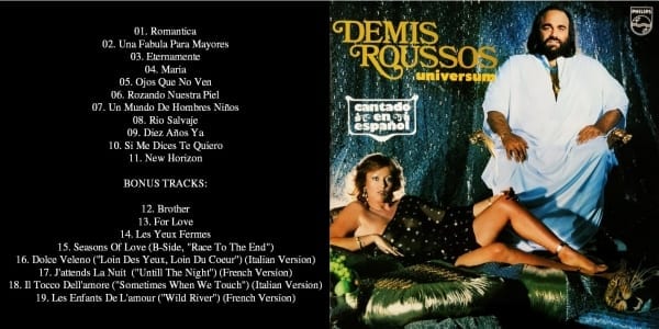 Demis Roussos - Universum (Cantado En Español) (EXPANDED EDITION) (1979) CD 2