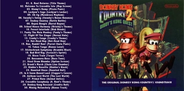 Donkey Kong Country2: Diddy's Kong Quest - The Original Donkey Kong Country2 Soundtrack (1995) CD 2