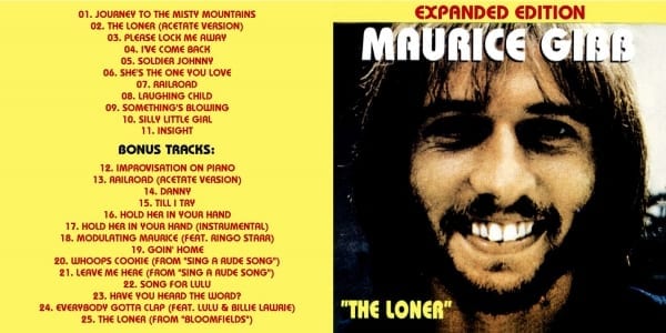 Maurice Gibb - The Loner (UNRELEASED ALBUM) (EXPANDED EDITION) (1970) CD 2