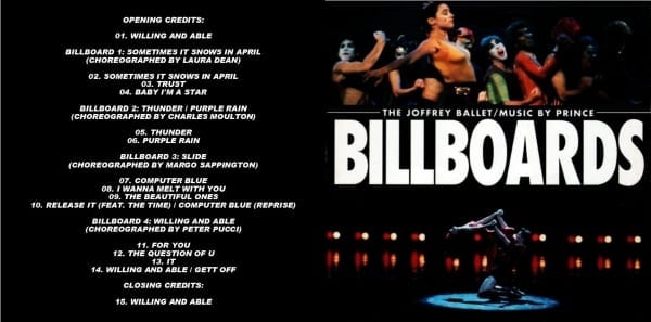 The Joffrey Ballet - Billboards (Feat. The Works Of Prince) (1993) DVD 2