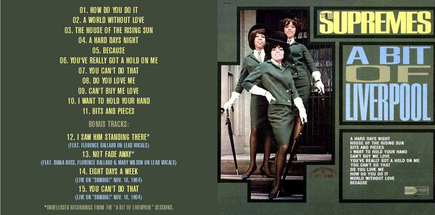 The Supremes – A Bit Of Liverpool (EXPANDED EDITION) (1964) CD 