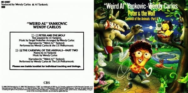"Weird Al" Yankovic & Wendy Carlos - Peter And The Wolf / Carnival Of The Animals - Part Two 1988) CD 2