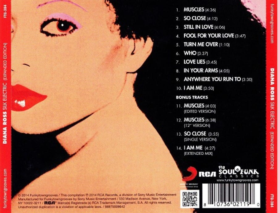 Diana Ross - Silk Electric (EXPANDED EDITION) (1982) CD -