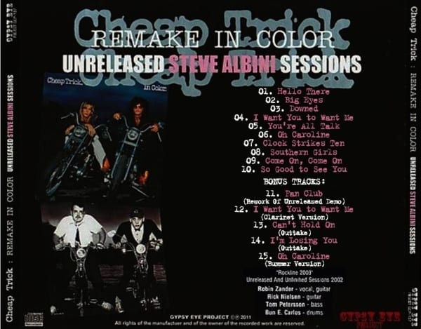Cheap Trick - Remake In Color: The Unreleased Steve Albini Sessions (2011) 2 CD SET 2