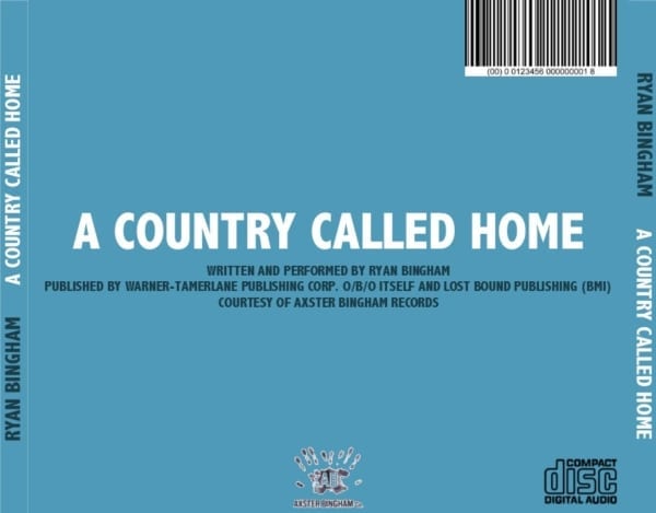 Ryan Bingham - A Country Called Home (CD SINGLE) (2015) CD 3