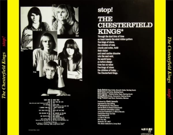 The Chesterfield Kings - Stop! (1985) CD 3