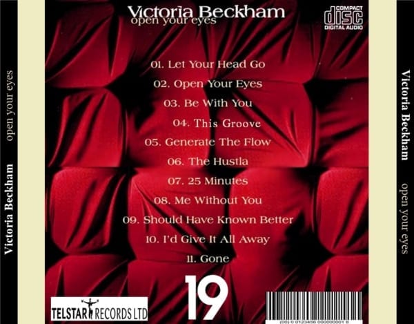 Victoria Beckham - Open Your Eyes (UNRELEASED ALBUM) (EXPANDED EDITION) (2003) CD 3