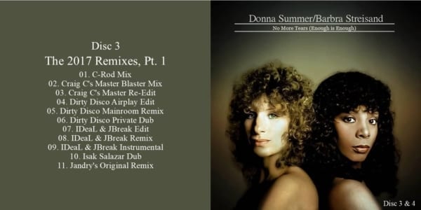Barbra Streisand & Donna Summer - No More Tears (Enough Is Enough) (EXPANDED EDITION) (1979) 4 CD SET 6
