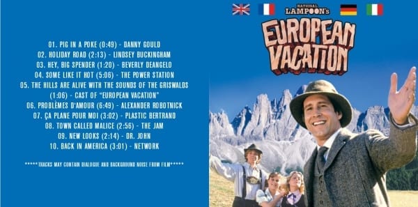 National Lampoon's European Vacation - Original Soundtrack (1985) CD 1