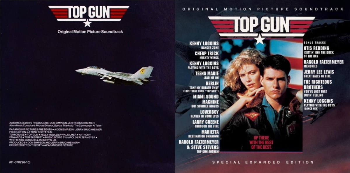 Top Gun Original Soundtrack (Special Expanded Edition + More) (1986) CD