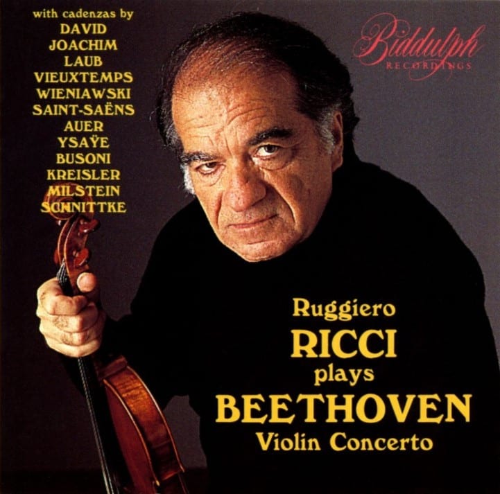 Ruggiero Ricci - Ruggiero Ricci plays Beethoven Violin Concerto (1995) CD 1