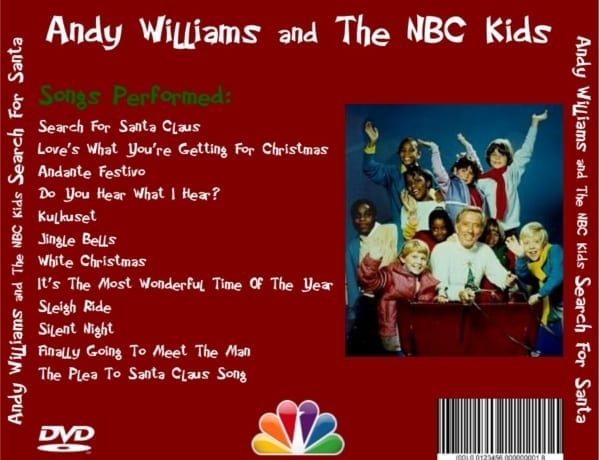 Andy Williams And The NBC Kids Search For Santa - (1985) DVD (REGION FREE) 4