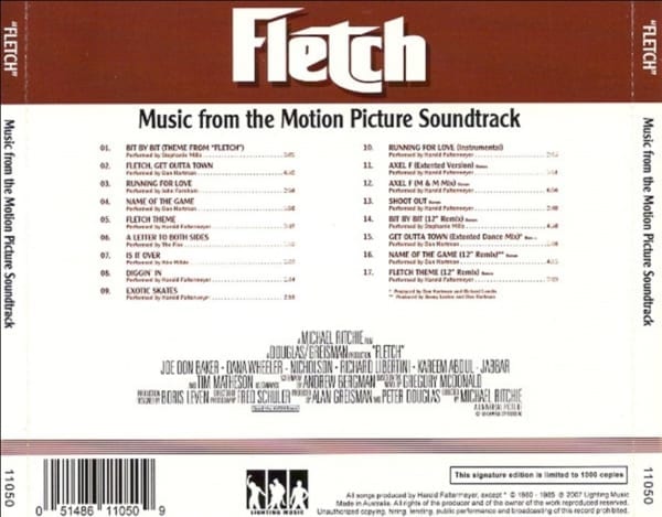 Fletch - Original Soundtrack (EXPANDED EDITION) (1985 / 2007) CD 3