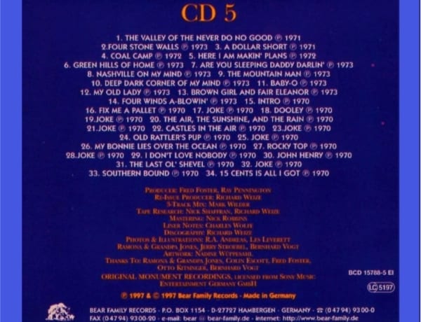 Grandpa Jones - Everybody’s Grandpa (1997) 5 CD SET 9