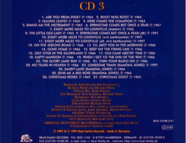 Grandpa Jones - Everybody’s Grandpa (1997) 5 CD SET 6