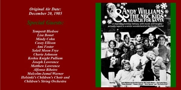 Andy Williams And The NBC Kids Search For Santa - (1985) DVD (REGION FREE) 2