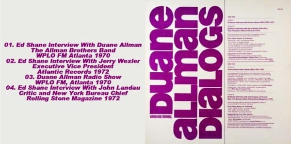 Duane Allman - Dialogs (1972) CD 2