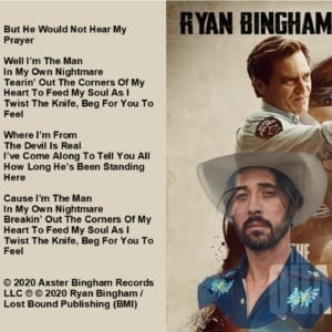 Ryan Bingham - The Man (From The Quarry Original Motion Picture Soundtrack) (CD SINGLE) (2020) CD 4