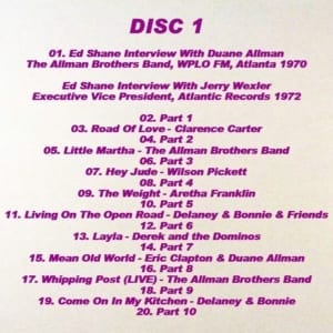 Duane Allman - Dialogs: The Complete Show (EXPANDED EDITION) (1972) 3 CD SET 7