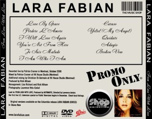 ララ・ファビアン素敵な魅力ライヴDVD-3P[En Toute Intimite Lara Fabian - From Lara With Love (2000) DVD -