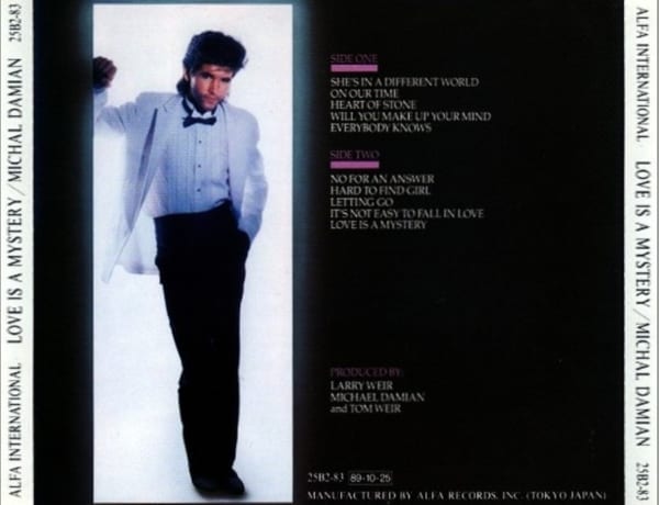Michael Damian - Love Is A Mystery (1984) CD 3