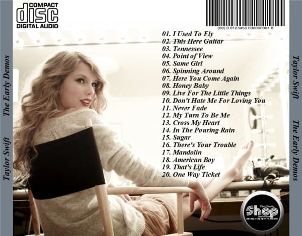 Taylor Swift - The Early Demos (2020) CD 3