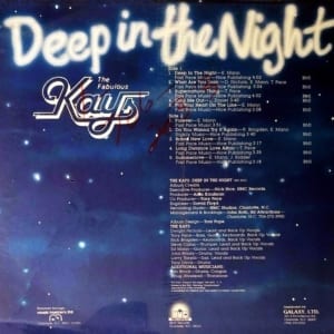 The Kays - Deep In The Night (1983) CD 5