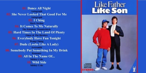 Like Father, Like Son - Original Soundtrack (UNRELEASED) (1987) CD 2