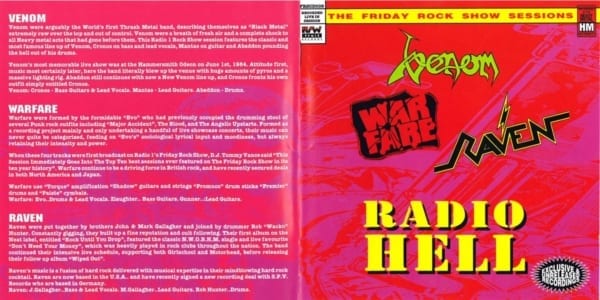 Radio Hell - The Friday Rock Show Sessions (Raven / Venom / Warfare) (1992) CD 2
