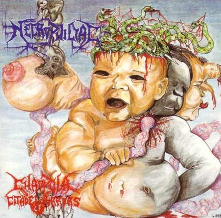 Necrophiliac - Chaopula Citadel Of Mirrors (1992) CD 1