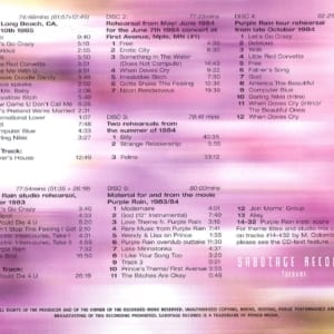 Prince And The Revolution - Purple Rush 1: Rehearsals & Concerts 1983-85 (2008) 6 CD SET 6