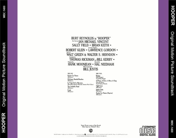 Hooper - Original Soundtrack (1978) CD 3