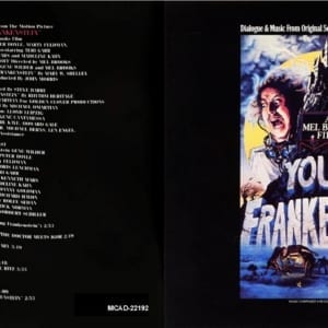 John Morris ‎- Dialogue & Music From Original Soundtrack Of "Young Frankenstein" (1974) CD 5