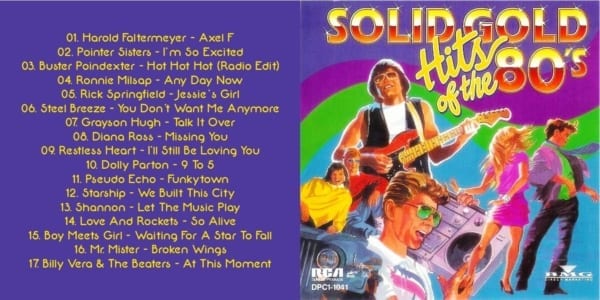Various ‎Artists - Solid Gold Hits Of The 80's (1992) CD 2