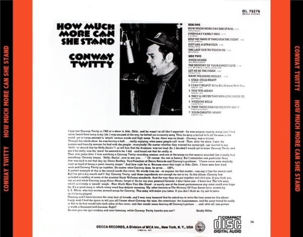 Conway Twitty - How Much More Can She Stand (1971) CD 3