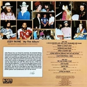Jody Payne & The Willie Nelson Family Bank ‎- My First Album (EXPANDED EDITION) (1980) CD 5