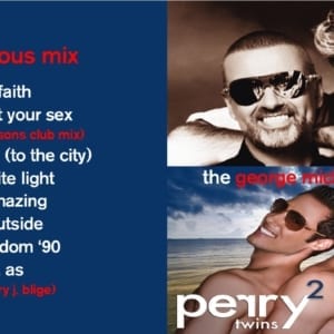 George Michael - The Perry Twins The George Michael Tribute Mix (2020) CD 5
