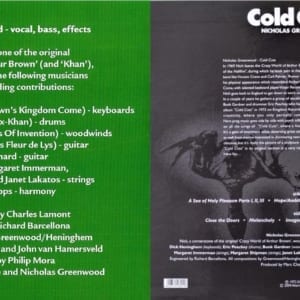 Nicholas Greenwood - Cold Cuts (1972) CD 7