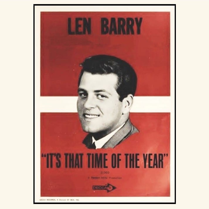 Len Barry - It's That Time Of Year (UNRELEASED ALBUM) (EXPANDED EDITION) (1966) CD 1
