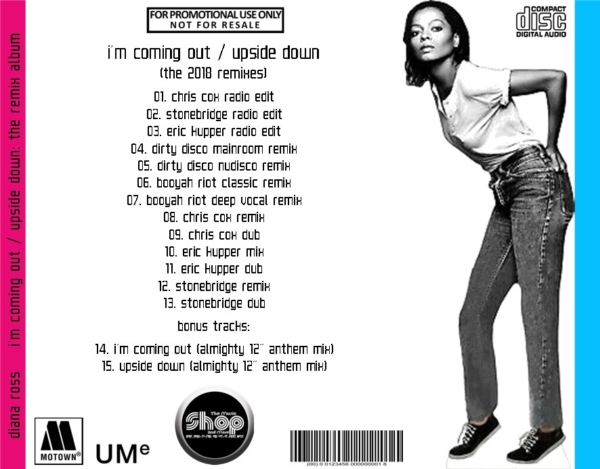 Diana Ross - I'm Coming Out / Upside Down: The Remix Album (EXPANDED EDITION) (2018) CD