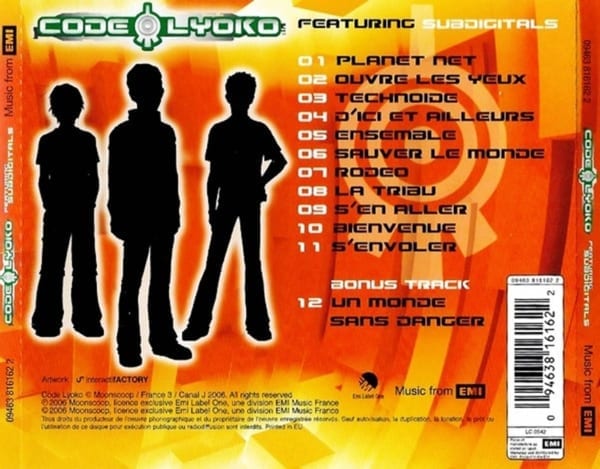 Code Lyoko Featuring Subdigitals ‎- Code Lyoko Featuring Subdigitals (FRENCH VERSION + ENGLISH VERSION) (2006) 2 CD SET 2